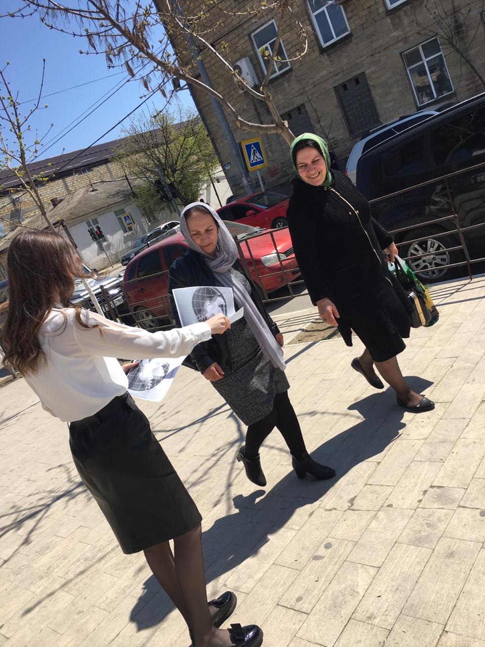 В МБОУ СОШ №3 прошла акция «Нам нужен мирный Дагестан»